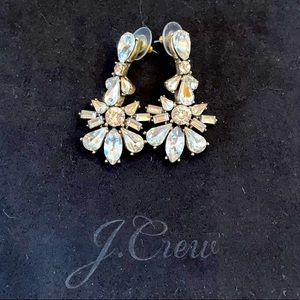 JCREW crystal statement earrings